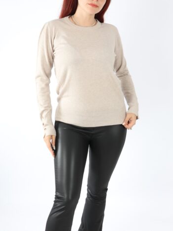 Pulover dama clasic cu nasturi.