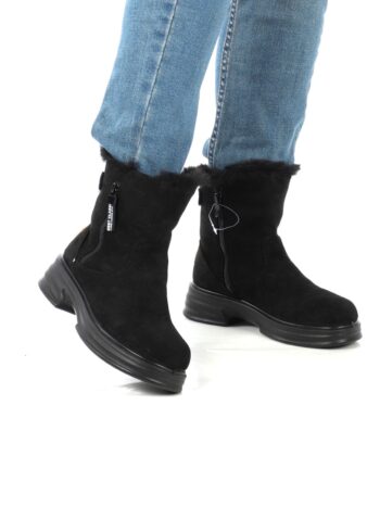 Ghete dama cu inchidere prin fermoar dublu.