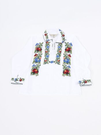 Camasa traditionala de baieti din panza de bumbac 100%.