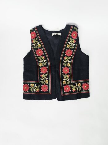 Vesta traditionala pentru copii cu broderie